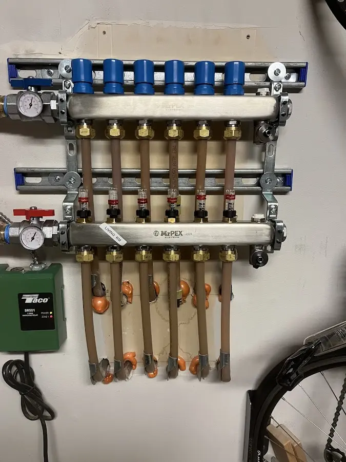 Plumber performing Leak Detection at a residential property in Orange Cove